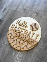 Load image into Gallery viewer, Baseball Sports Round Doorhanger
