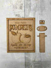 Load image into Gallery viewer, Fall Trio- Hello Fall, Acorn, Farm Fresh Pumpkins