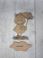 Load image into Gallery viewer, Spring duck shelf sitter craft sign diy kit