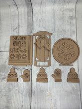 Load image into Gallery viewer, Warm Winter Wishes Interchangable Kit for benches