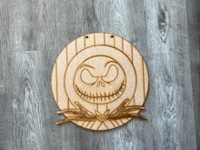 Load image into Gallery viewer, 15” Round Doorhanger Nightmare before Christmas