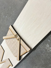 Load image into Gallery viewer, Interchangable Home porch sign overlays to be used with seasonal inserts