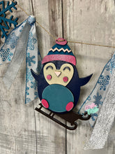Load image into Gallery viewer, Winter penguin Seasonal Banner garland