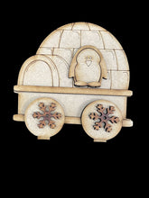 Load image into Gallery viewer, Winter Snowman Train DIY Kit