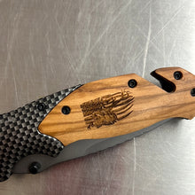 Load image into Gallery viewer, Laser engraved knives-multiple designs