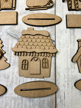 Load image into Gallery viewer, Christmas vintage houses DIY craft Kit