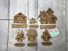 Load image into Gallery viewer, Christmas vintage houses DIY craft Kit