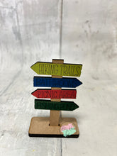 Load image into Gallery viewer, moose camping fishing shelf sitter craft sign kit