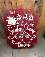 Load image into Gallery viewer, Christmas Santa Claus is coming to town