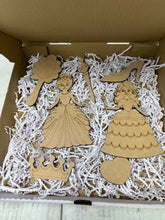 Load image into Gallery viewer, Princess and accessories DIY Paint by Line kit package