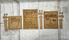 Load image into Gallery viewer, Fall Trio- Hello Fall, Acorn, Farm Fresh Pumpkins