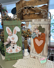 Load image into Gallery viewer, Easter primitive Porch leaner set of 2 DIY kit