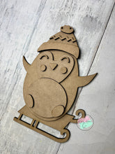Load image into Gallery viewer, Winter penguin Seasonal Banner garland