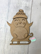 Load image into Gallery viewer, Winter penguin Seasonal Banner garland