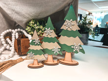 Load image into Gallery viewer, Christmas Trees set of 3, diy kit, signs, holiday