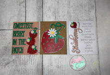 Load image into Gallery viewer, Strawberry sign Trio