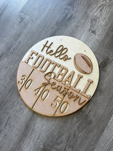 Load image into Gallery viewer, Football Sports Round Doorhanger