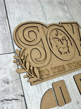 Load image into Gallery viewer, Christmas Joy Nativity craft sign kit