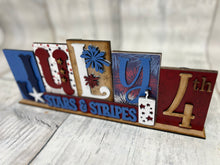 Load image into Gallery viewer, Hello Sunshine-July 4th Standing reversible kit