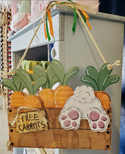 Load image into Gallery viewer, Easter Bunny Crate Welcome doorhanger