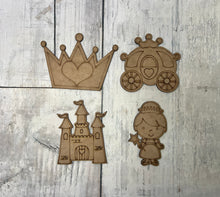 Load image into Gallery viewer, Enchanted Princess DIY Paint by Line kit package