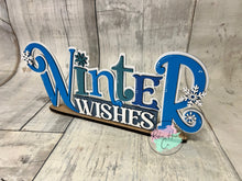 Load image into Gallery viewer, Winter wishes craft sign kit