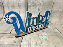 Load image into Gallery viewer, Winter wishes craft sign kit