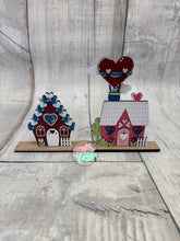 Load image into Gallery viewer, Valentine houses DIY craft Kit