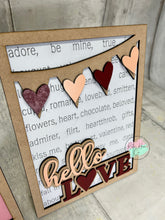 Load image into Gallery viewer, Valentine sign Trio