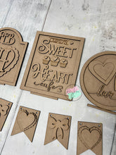 Load image into Gallery viewer, Valentine Interchangable Kit for benches