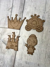 Load image into Gallery viewer, Enchanted Princess DIY Paint by Line kit package