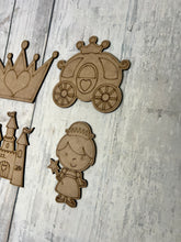 Load image into Gallery viewer, Enchanted Princess DIY Paint by Line kit package