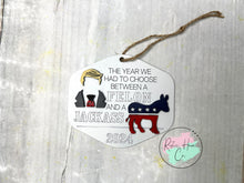 Load image into Gallery viewer, Christmas Ornament Felon Trump Jackass