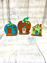 Load image into Gallery viewer, Fall pumpkin houses DIY craft Kit