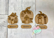 Load image into Gallery viewer, Fall pumpkin houses DIY craft Kit