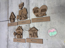 Load image into Gallery viewer, Valentine houses DIY craft Kit