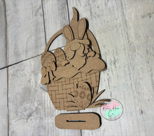 Load image into Gallery viewer, Easter gnome basket shelf sitter craft sign kit