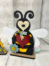 Load image into Gallery viewer, Spring bee wordstack beehive standing Tier Tray Kit