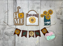 Load image into Gallery viewer, Sunflower Interchangable Kit for benches