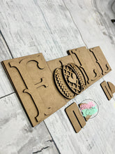 Load image into Gallery viewer, Fall pumpkin word block Standing kit