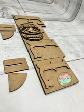 Load image into Gallery viewer, Fall pumpkin word block Standing kit