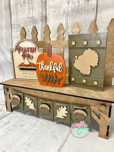 Load image into Gallery viewer, Fall Thanksgiving Interchangable Kit for benches