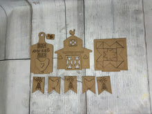 Load image into Gallery viewer, Farmhouse Barn Interchangable Kit for benches