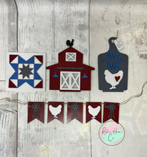 Load image into Gallery viewer, Farmhouse Barn Interchangable Kit for benches