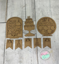 Load image into Gallery viewer, Birthday Interchangable Kit for benches