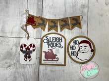 Load image into Gallery viewer, Christmas santa sleigh Interchangable Kit for benches