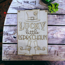 Load image into Gallery viewer, St. Patrick’s Day Leprechauns Doorhanger