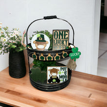 Load image into Gallery viewer, St. Patricks Day highland cow Tier Tray Kit