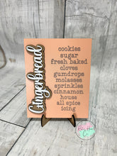 Load image into Gallery viewer, Gingerbread sign Trio