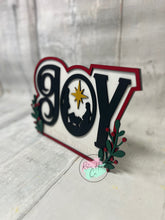 Load image into Gallery viewer, Christmas Joy Nativity craft sign kit